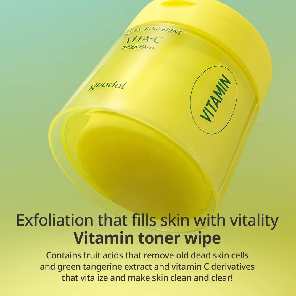 GOODAL Green Tangerine Vitamin C Toner Pads with ‘5-in-1’ Ef