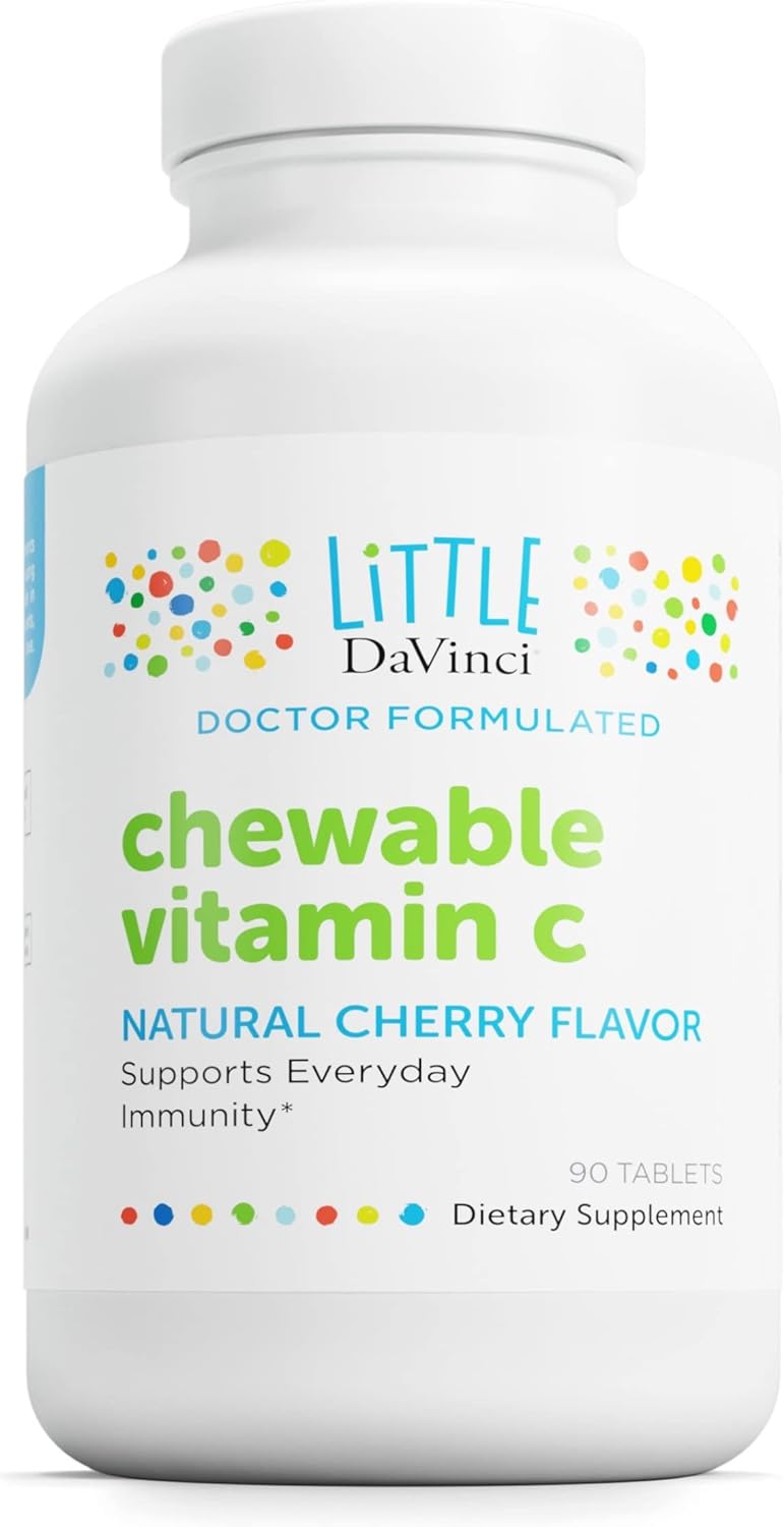 DAVINCI Labs Chewable Vitamin C - Kids Vitamin C Supplement to Support