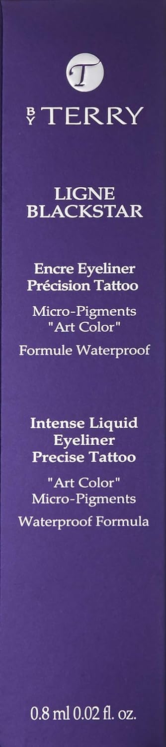 By Terry Ligne Blackstar Waterproof Liquid Eyeliner | So Black | Felt Tip Liner with Aqua-Emulsion Ink