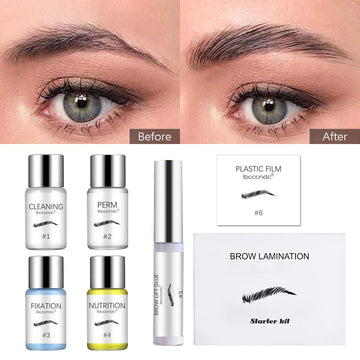 GL-Turelfies Professional Eyebrow Lift Kit, Eyebrow Lamination Set, DIY 3D Perm For Fuller and Messy Brows,Lash Extension for Women,Lasting 8 Weeks,Suitable for Salon,Home Use