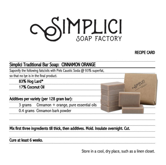 Esupli.com  SIMPLICI Orange & Cinnamon Bar Soap Value Bag (6