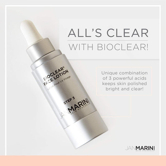 Jan Marini Skin Research Bioclear Face Lotion | Glycolic, Salicylic & Azelaic Acid Solution - 1