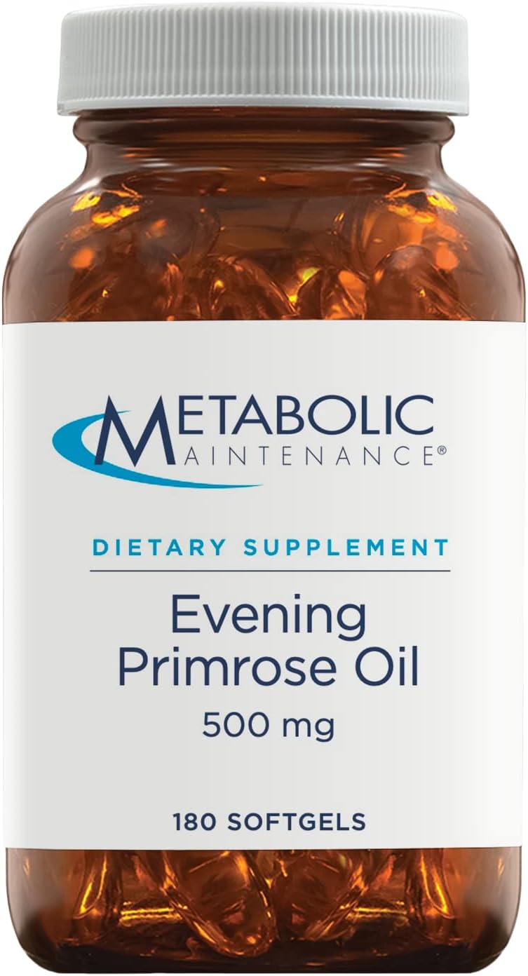 Metabolic Maintenance Evening Primrose Oil Capsules - 500 Milligrams,