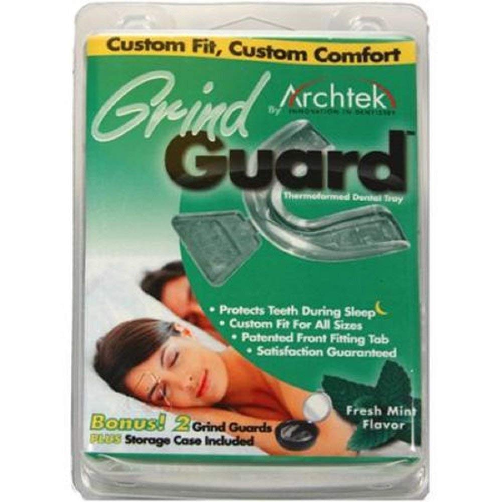 Archtek Inc Archtek Grind Guard Dental Tray With Storage Case, Mint avor - 2 Ea, 2count