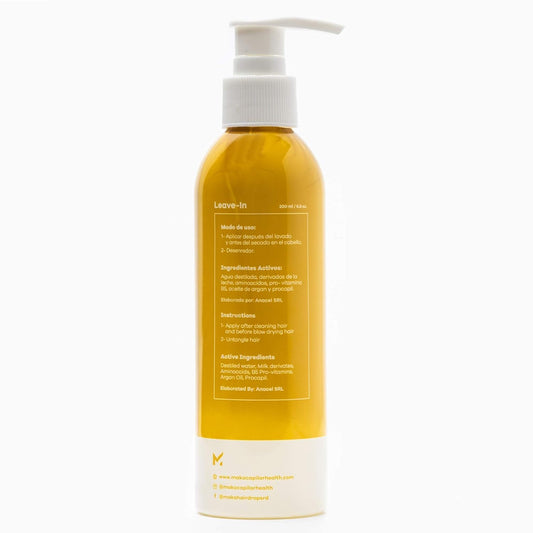 Maka Capilar Health Anti Hair Loss + Moisturizing + Restructuring Leave-In with Thermal Protection, 6.8