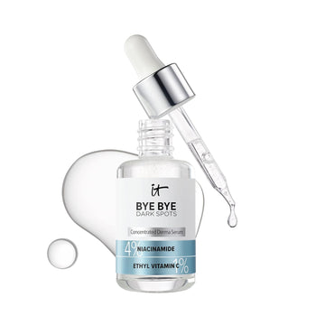 IT Cosmetics Bye Bye Dark Spots 4% Niacinamide Serum - Visibly Reduces Dark Spots & Improves Skin Clarity In 8 Weeks - With 1% Ethyl Vitamin C - For All Skin Types - 1