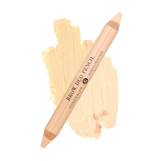 Billion Dollar Brows Duo Brow Highlighter & Concealer Pencil for Lifting and Highlighting Eyebrows