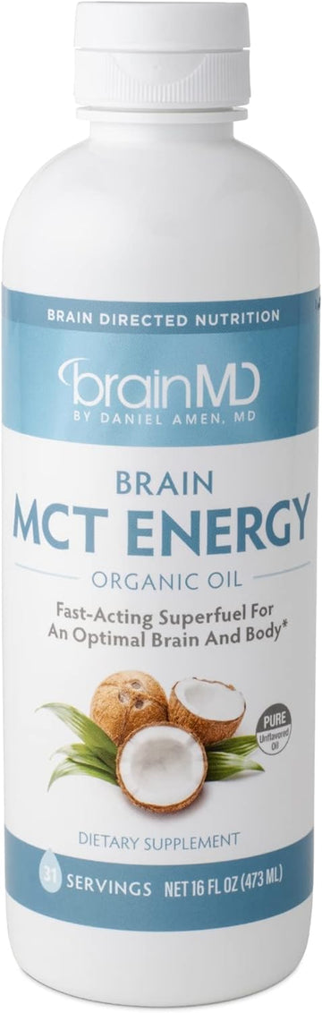 Dr Amen BrainMD Brain MCT Energy - 16 fl oz - Energy Support for Brain1.12 Pounds