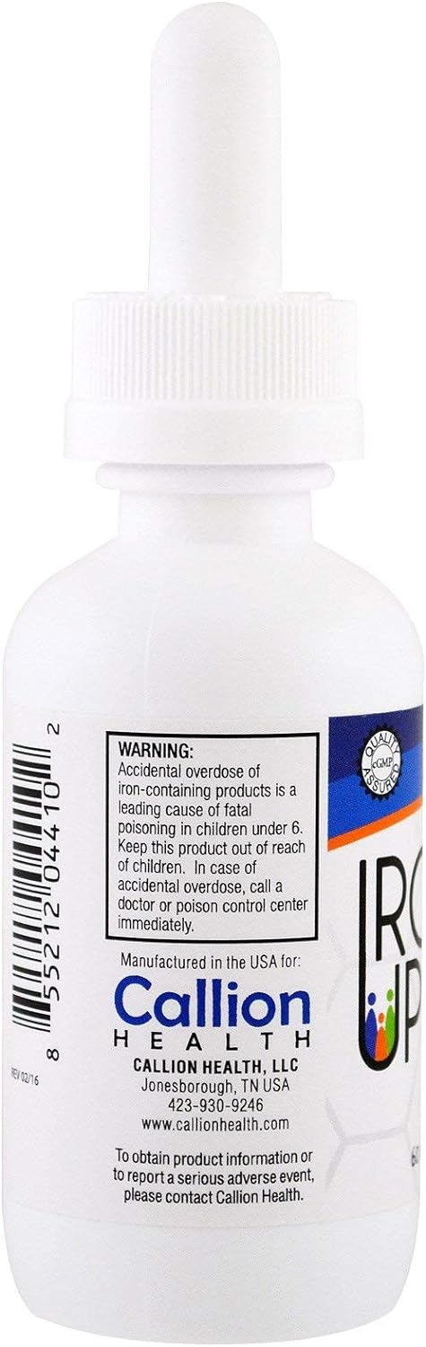 A.C. Grace Company, Iron Up, Liquid Iron Supplement, Grape Flavor, 2 f