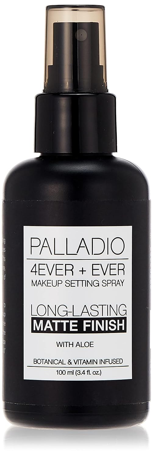 Palladio 4 Ever and Ever Make Up Setting Spray, Longlasting, Instantly Sets and Secures Makeup for All Day Wear (Matte Finish), 100