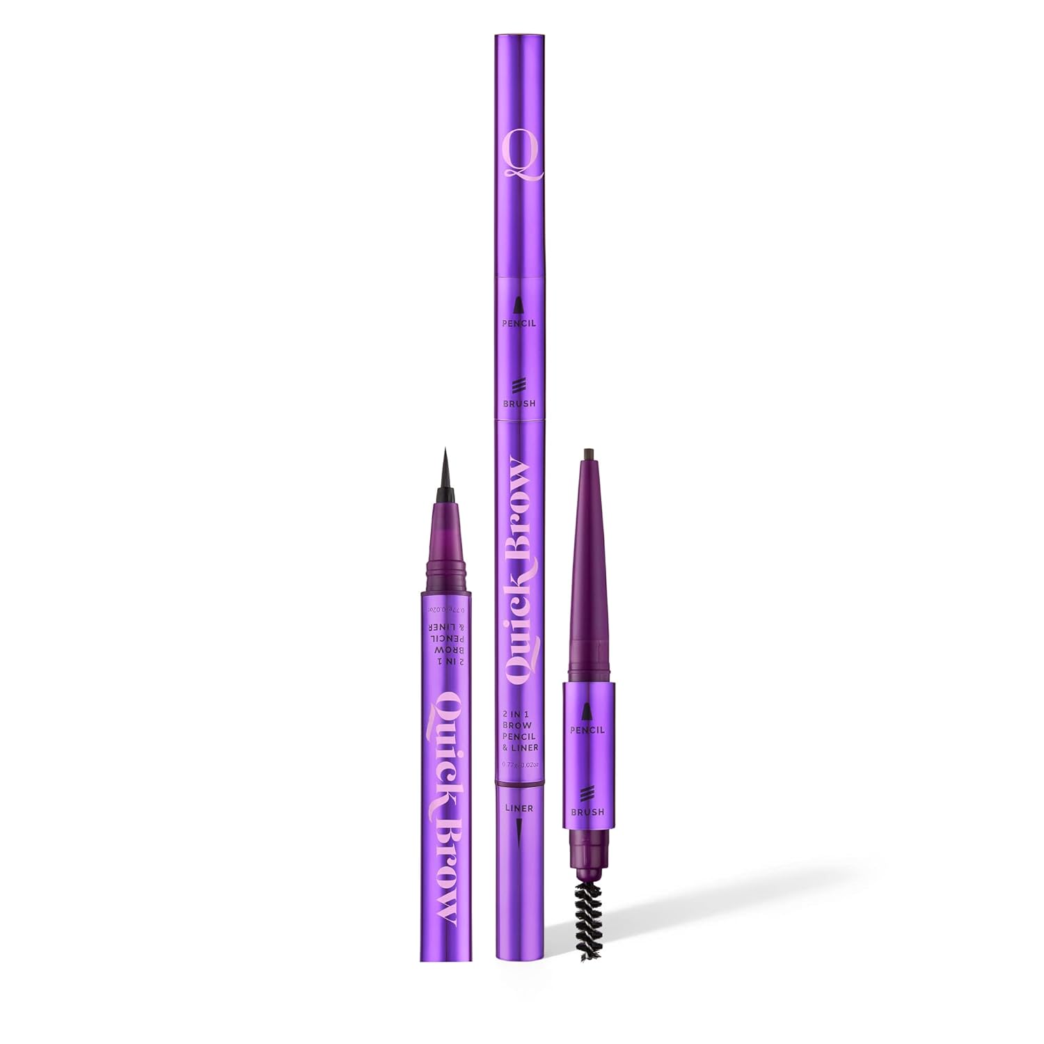 The Quick ick - Quick Brow 2 in 1 Brow Pencil and Liner - Dark