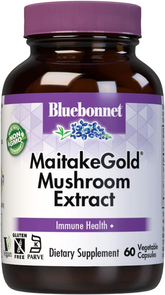 BlueBonnet Nutrition Maitakegold Mushroom Extract, 60 Count