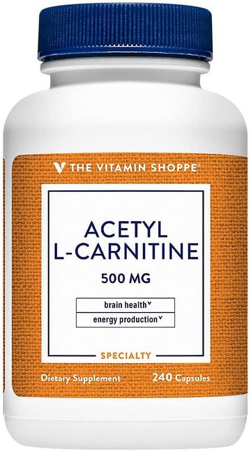 The Vitamin Shoppe Acetyl-L-Carnitine 500Mg  Supports Healt