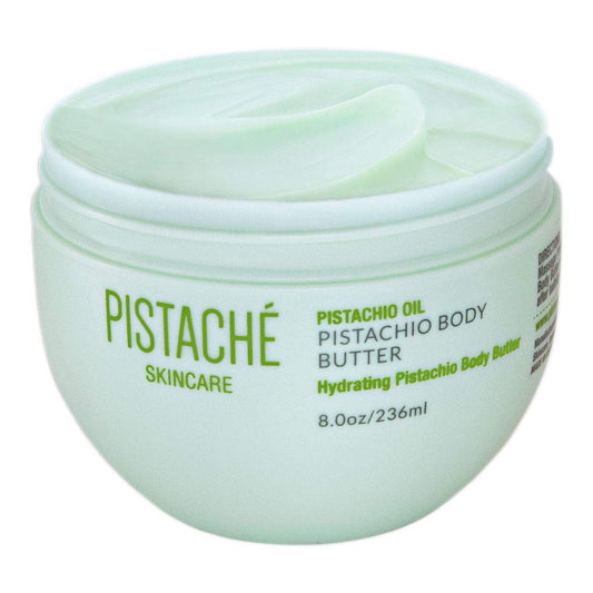Pistaché Skincare Pistachio Oil Whipped Body Butter Cream Moisturizer (a.k.a The Boyfriend Body Butter) + Hydrates Dry Skin and Nourishes + Vitamin E + Antioxidant Protection, 8.0
