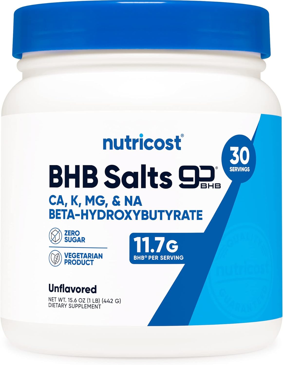 Nutricost Keto BHB Exogenous Ketones 4-in-1 (30 Servings) 12g Beta-Hyd