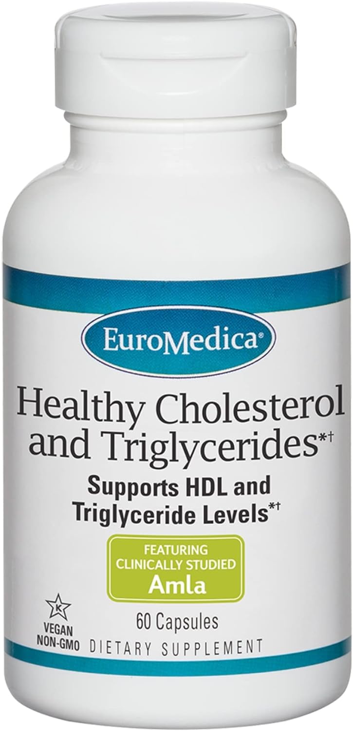 Euromedica Healthy Cholesterol and Triglycerides - 60 Capsules - Clini