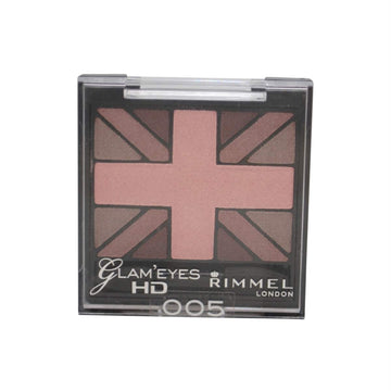 Rimmel Glam' Eyes HD Quad Eye Shadow Palette, English Rose, .14