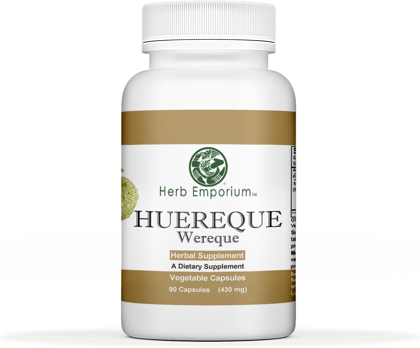 Huereque Capsules / Capsules De Huereque 90Ct. By Herbs Of Mexico