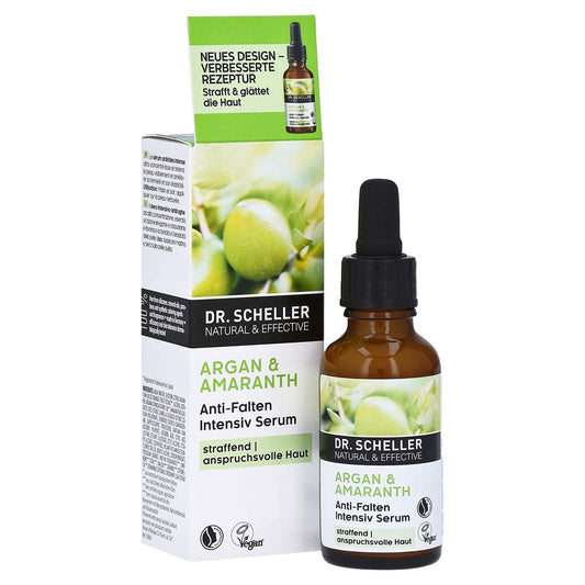 Argan Oil & Amaranth Anti-Wrinkle Intensive Serum for Firming and Demanding Skin Dr. Scheller Skin Care 1  Liquid