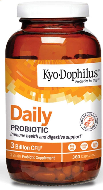 Kyo-Dophilus Daily Probiotic, Immune and Digestive Support, 360 capsul8.8 Ounces