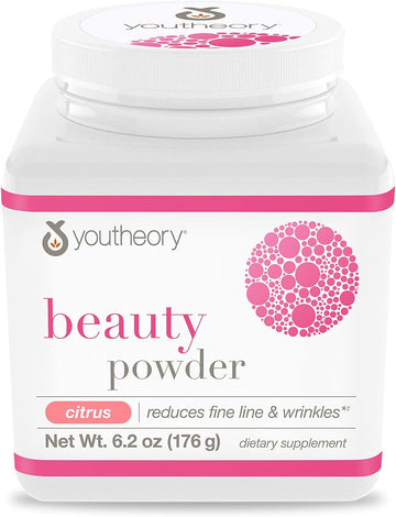 Youtheory Beauty Powder Citrus avor, 21 Servings