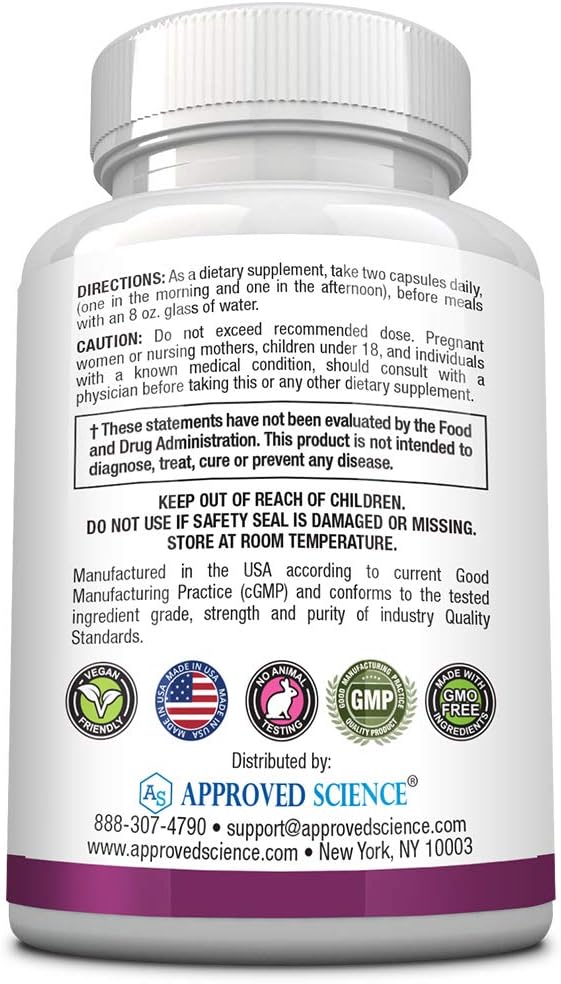 Approved Science® Adrenasyl­™ - Adrenal Gland Support - 60 Count - 1 P