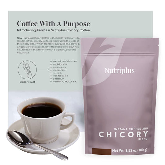Nutriplus Chicory Coffee - Instant Coffee And Chicory Blend Bag