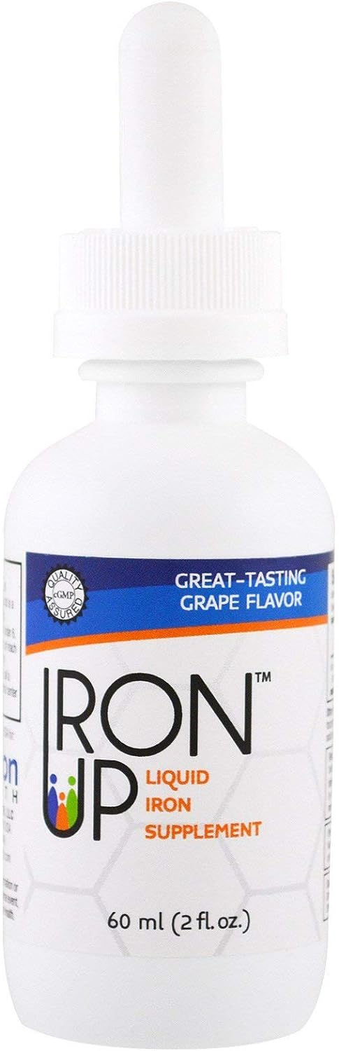 A.C. Grace Company, Iron Up, Liquid Iron Supplement, Grape Flavor, 2 F
