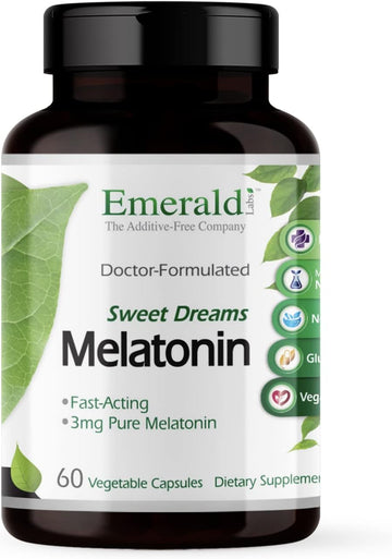 Emerald Labs Sweet Dreams Melatonin 3Mg- Dietary Supplement To Support
