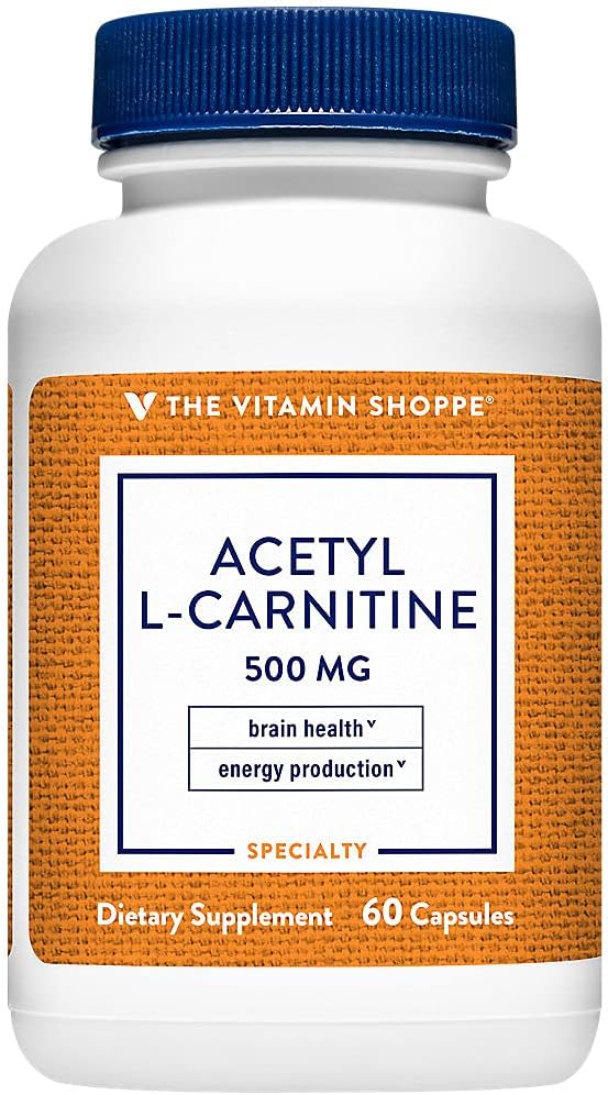 Acetyllcarnitine 500Mg  Supports Healthy Brain Memory Function, Promo