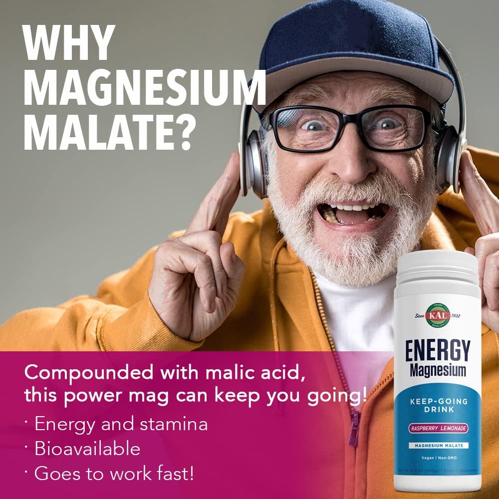  KAL Energy Magnesium Keep-Going Drink | Magnesium Malate 32