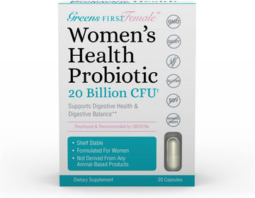 Greens First Female Probiotics For Women - 20 Billion Cfu, Digestion &1.48 Ounces