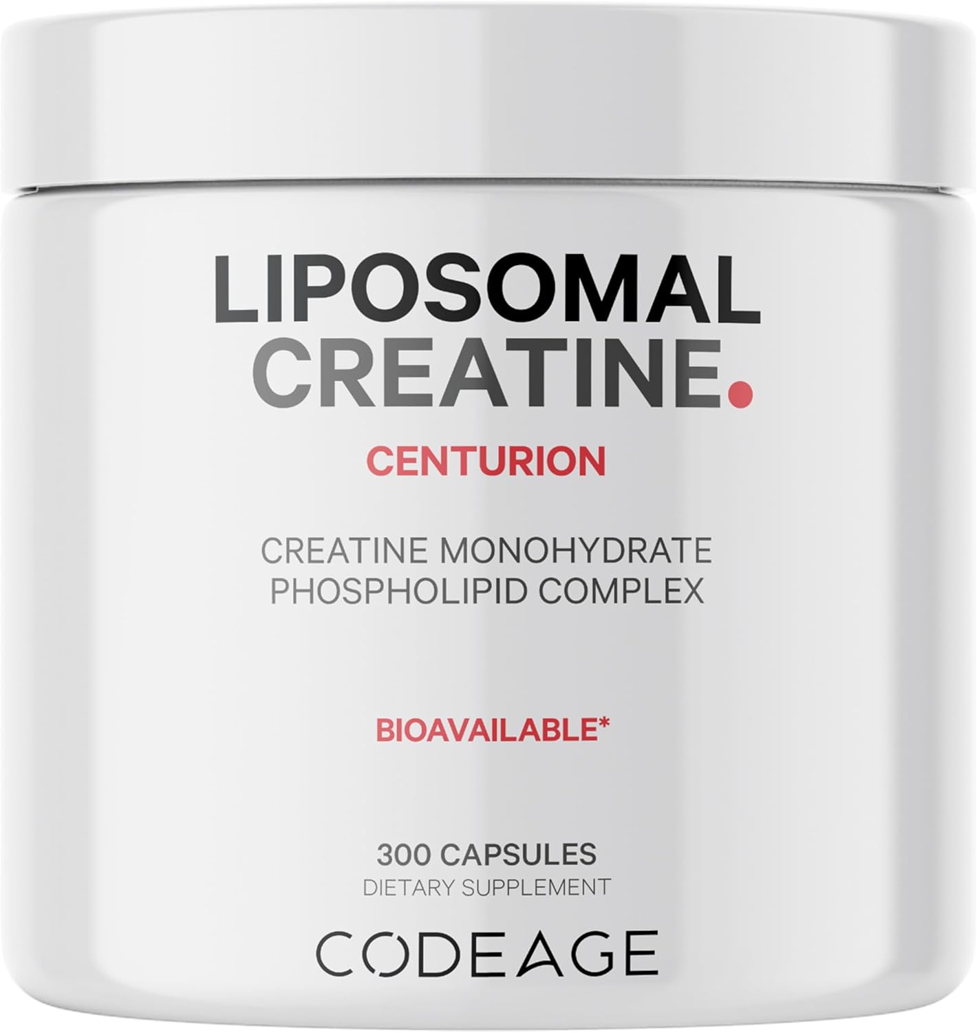 Codeage Liposomal Creatine Monohydrate Supplement, Pure Creatine 2500m