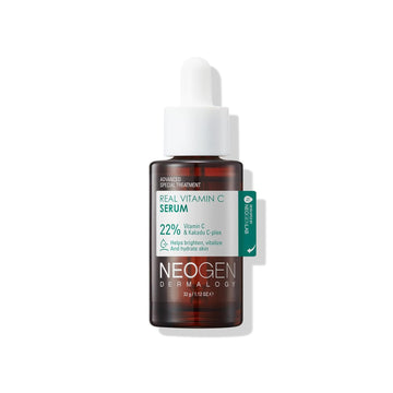 DERMALOGY by NEOGENLAB Real Vitamin C Serum 1.12  (32g) - Brightening, Revitalizing Serum with 22% Pure Ascorbic Acid, Ferulic Acid, Zinc and Niacinamide - Korean Skin Care