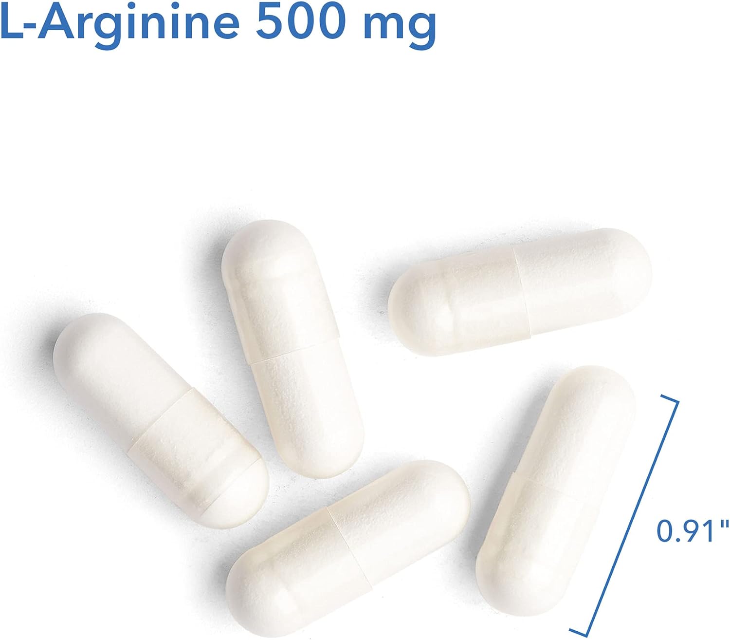 Allergy Research Group - L-Arginine 500 mg - Free Form Amino Acid, Blo