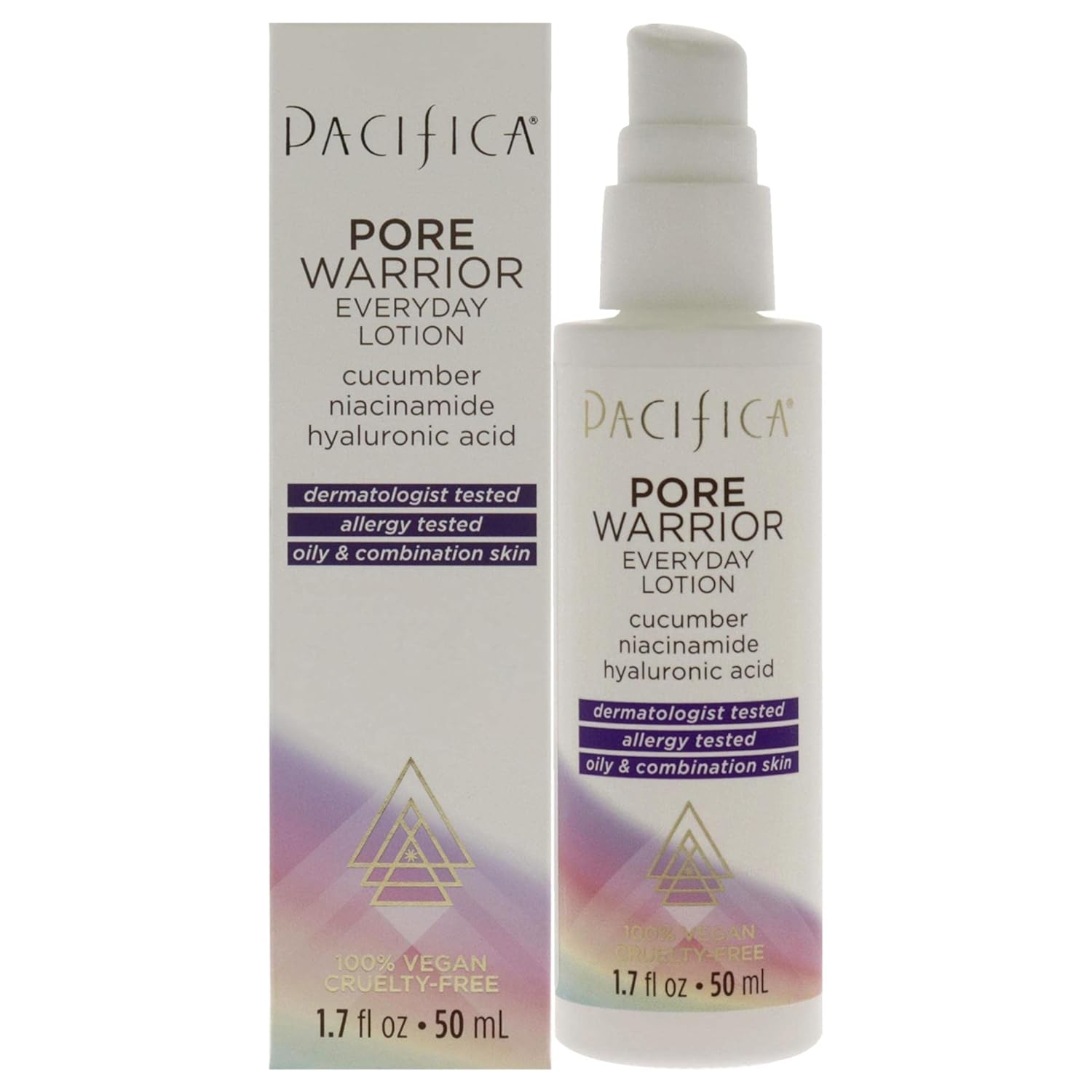Pacifica Pore Warrior Everyday Lotion - Cucumber Lotion Women 1.7