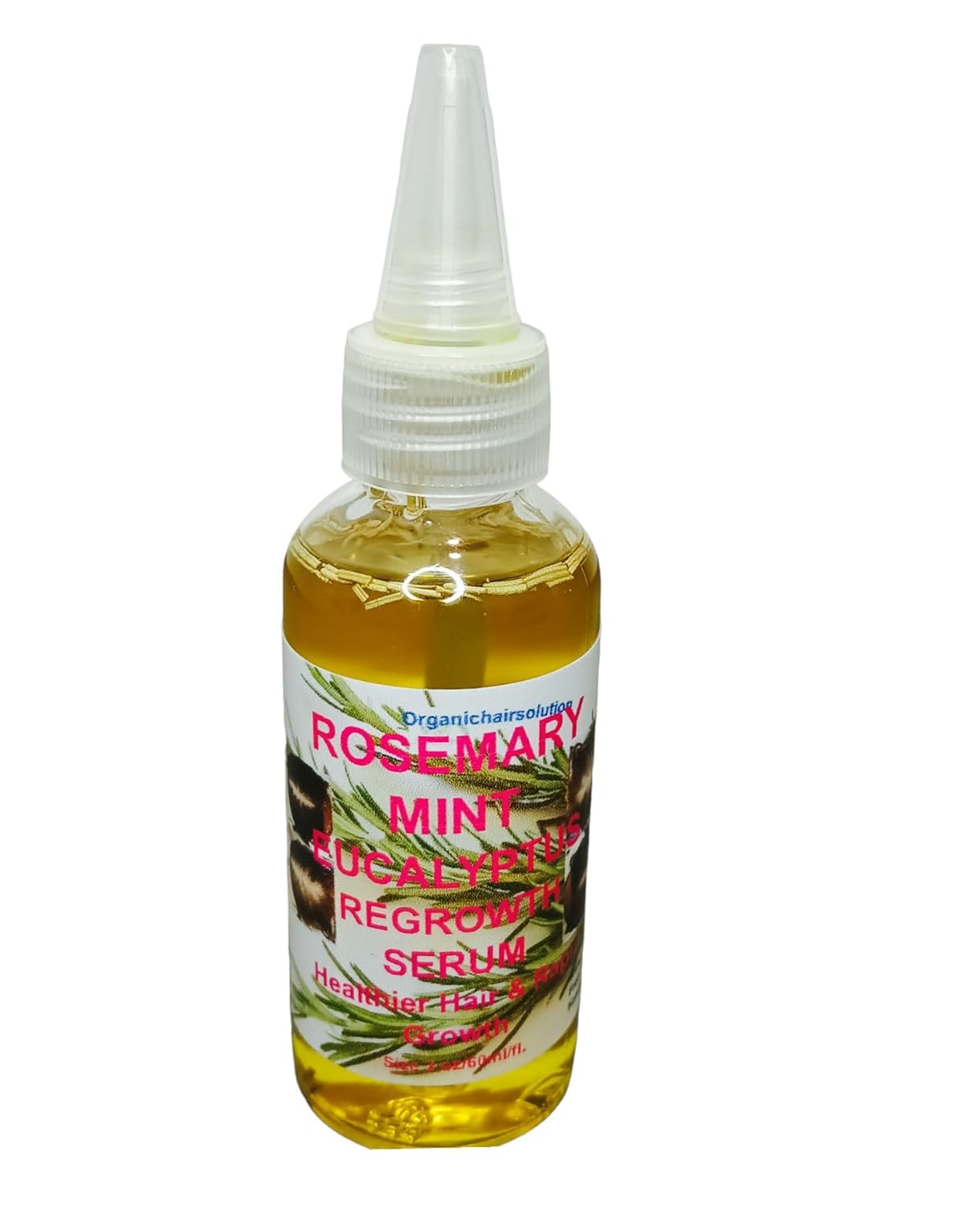 Organic Hair Solution-Rosemary Mint Eucalyptus Scalp & Hair Growth Oil - Achieve Thicker, longer & fuller hair- Nourishi