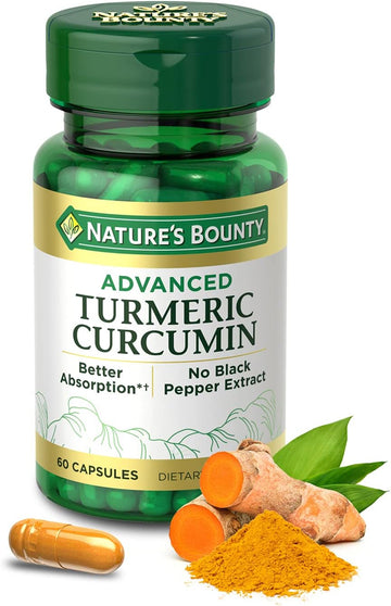 Nature?s Bounty Advanced Turmeric Curcumin provides 750% better absorp