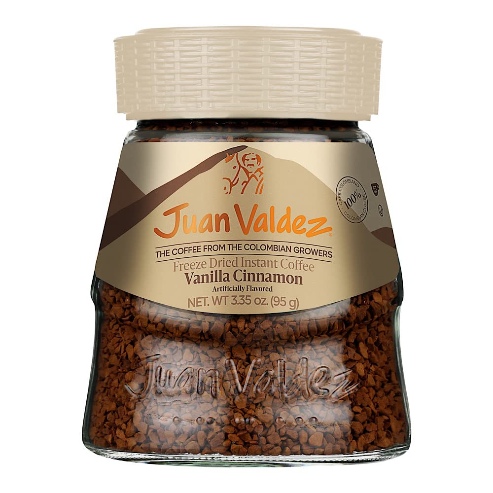 Juan Valdez Vanicanela, 100% Colombian Freeze Dried Coffee Jar