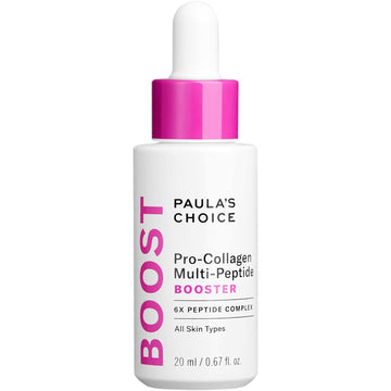 Paula’s Choice Pro-Collagen Multi-Peptide Booster Serum for Fine Lines & Wrinkles, Supports Collagen Production with Plumping Hyaluronic Acid & Amino Acids, Fragrance-Free & Paraben-Free, 0.67