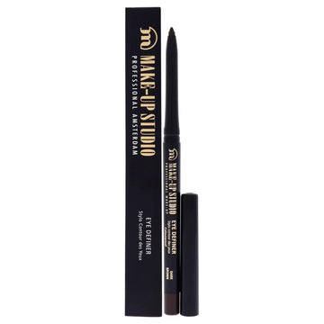 Make-Up Studio Professional Amsterdam Make-Up Eye Definer - Water And Smudge Proof - Perfect For Accentuating The Delicate Waterline, Lash Line Or Eyelid - Great Base, Well-Pigmented - Dark Brown - 0.04