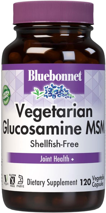 BlueBonnet Vegetarian Glucosamine Plus MSM Supplement, 120 Count ('743