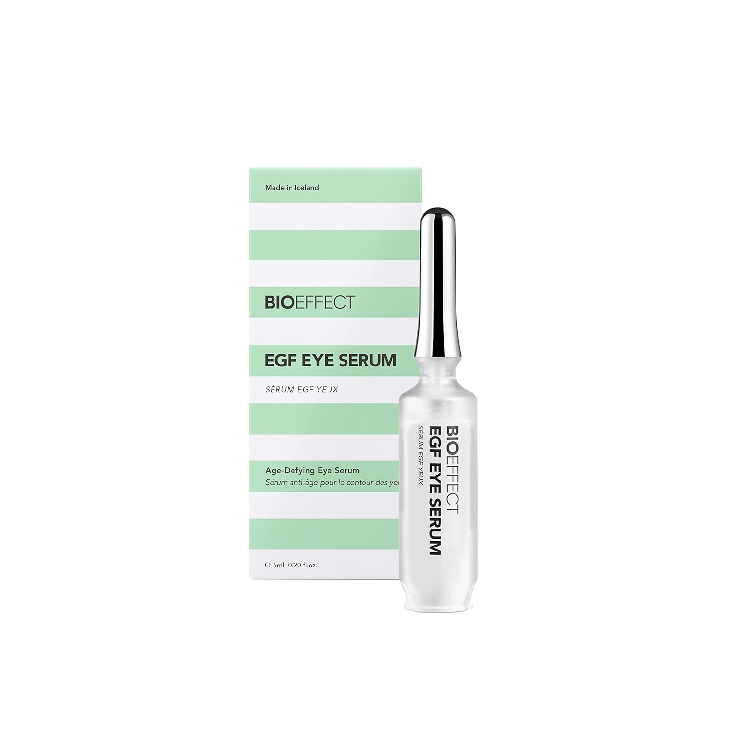 BIOEFFECT EGF Eye Serum with De-Puffer Rollerball, Anti-Aging, Moisturizing Contour Gel To Visibly Reduce Wrinkles, Puffiness, Fine Lines with Barley Growth-Factor Protein