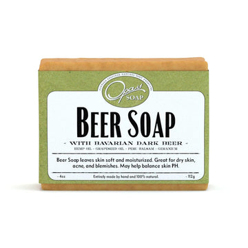 Dark Ale Beer Soap that Smells AMAZING made with Dark Ale German Beer - Great Gift For Beer Lovers!