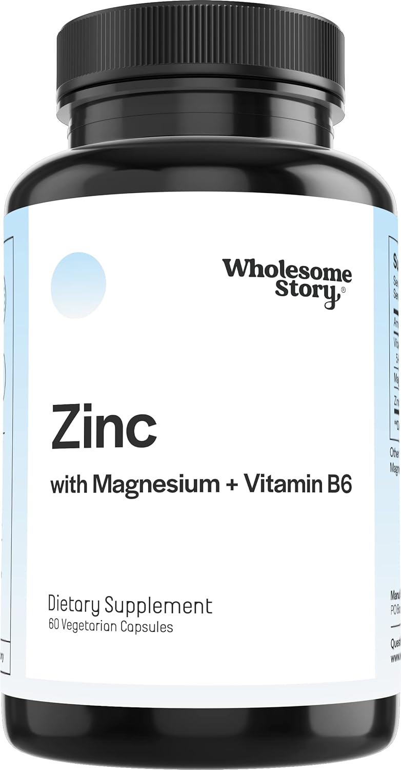 3-in-1 Zinc Picolinate Magnesium Glycinate Supplements with Vitamin B6