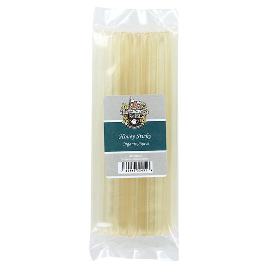 English Tea Store Organic Honey Sticks, Agave, 0.25 Pound : 