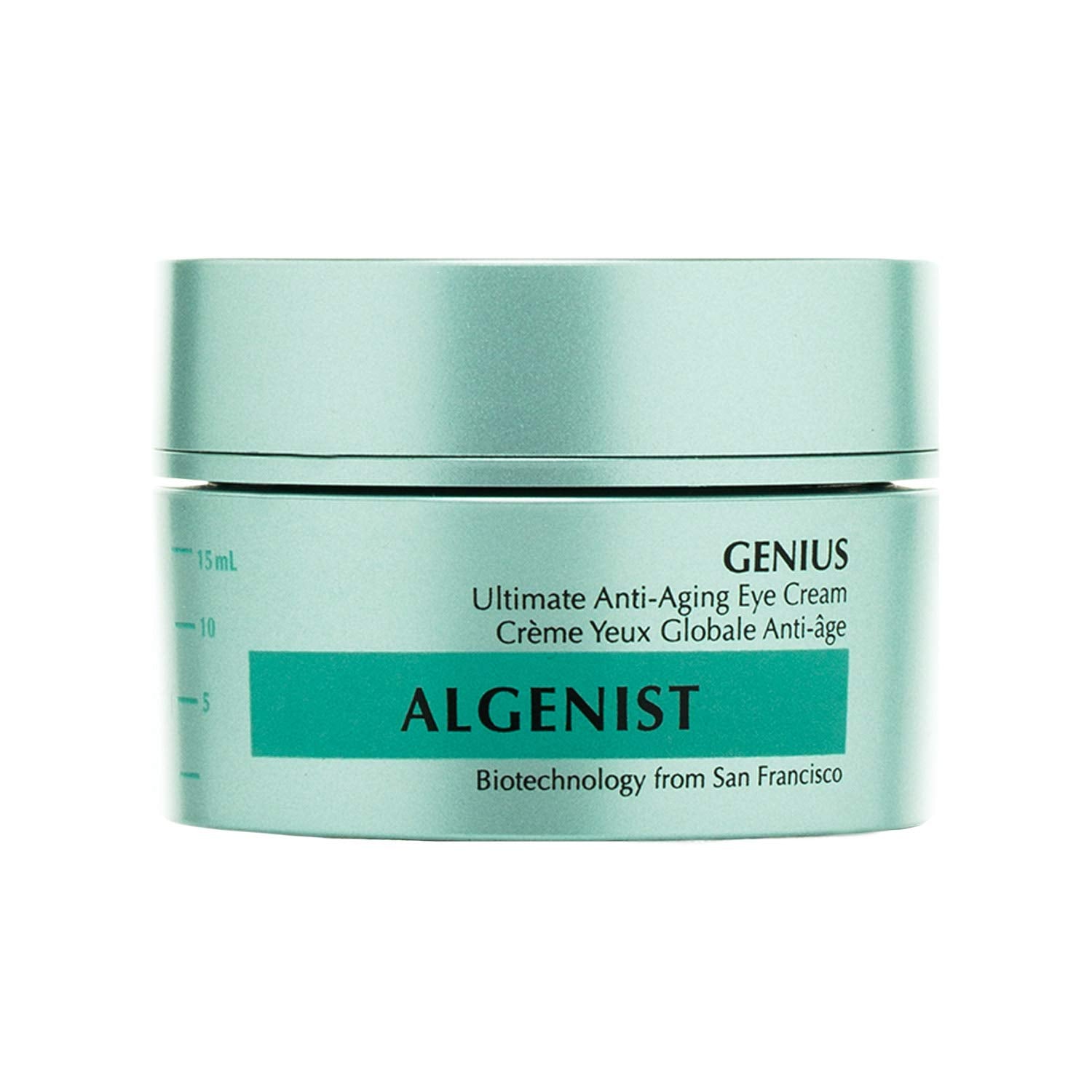 Algenist GENIUS Ultimate Anti-Aging Eye Cream - Vegan Firming & Smoothing Under Eye Cream with Microalgae Oil & Collagen - Non-Comedogenic & Hypoallergenic Skincare (15ml / 0.5)