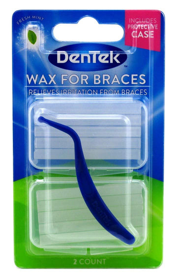 DenTek Wax for Braces, 2 count