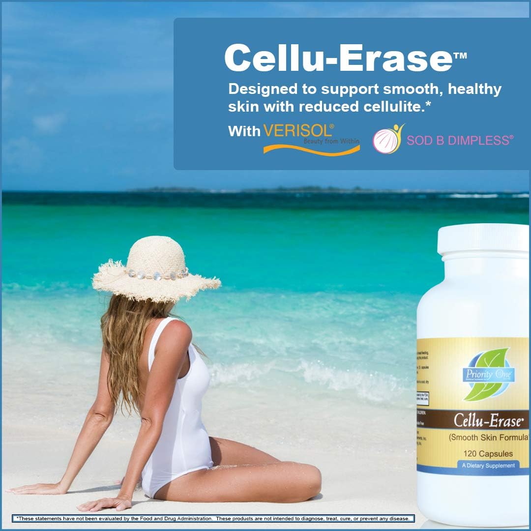 Priority One Vitamins - Cellu-Erase 180 Vegetarian Capsules - Smooth S
