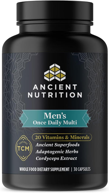 Multivitamin For Men By Ancient Nutrition, Ancient Multi Men'S Once Da